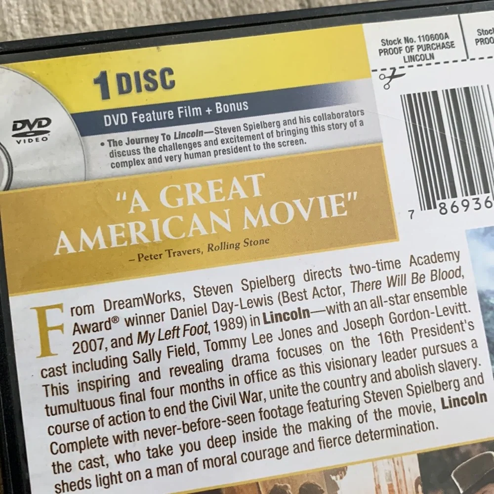 Lincoln DVD - Picture 4 of 7